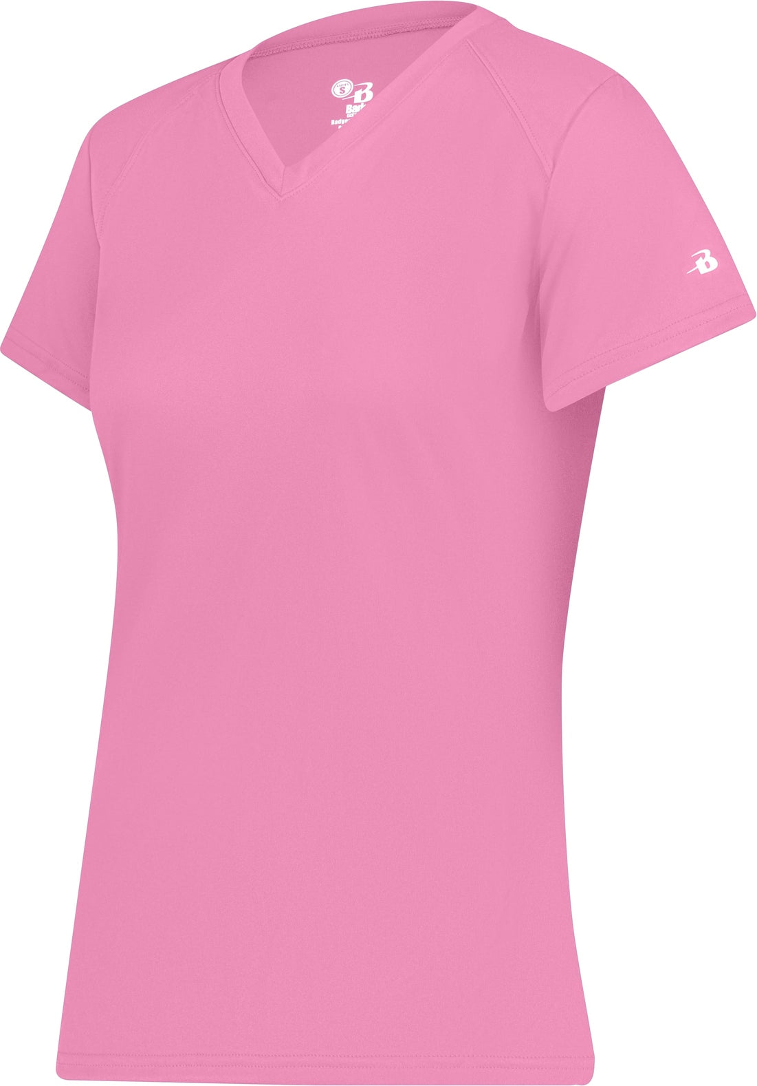 PINK LADIES B-CORE V-NECK TEE
