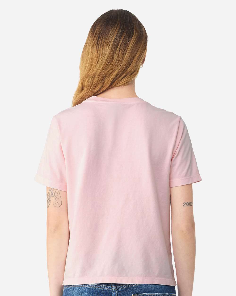 Pink Women's Garment-Dyed Tee - 6110GD plain