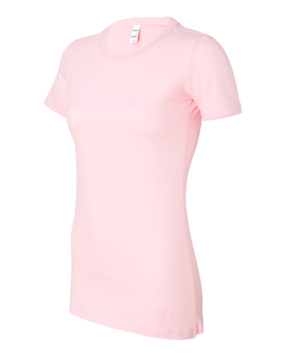 Pink Women's Slim Fit Tee - 6004