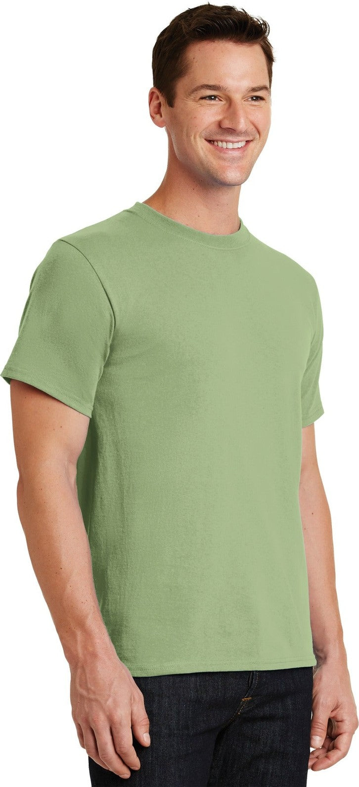 Pistachio Port & Co Essential Tee. PC61