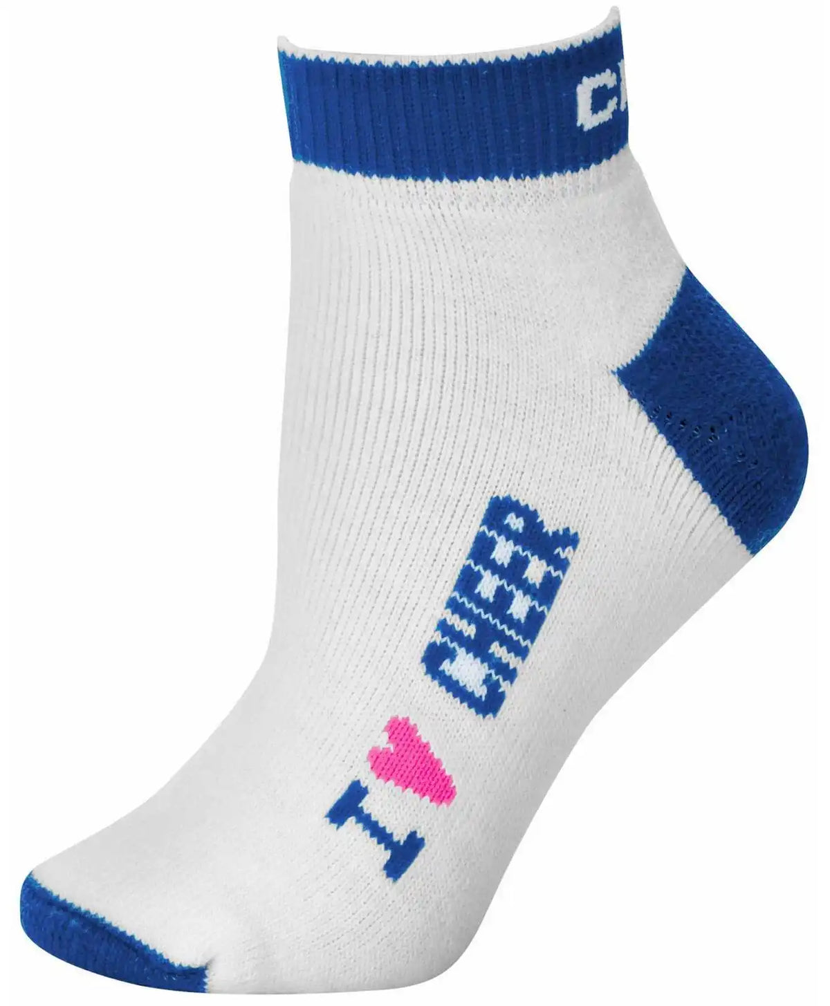 Pizzazz i Love Cheer Socks - Royal