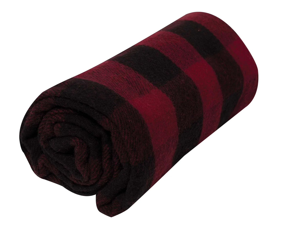 Plaid Wool Blanket 62’’x 80’’