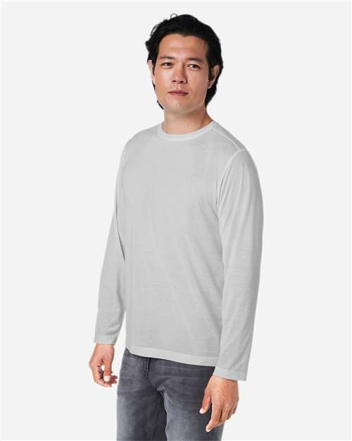 Platinum Unisex Fusion ChromaSoft™ Performance Long Sleeve T-Shirt - CE111L