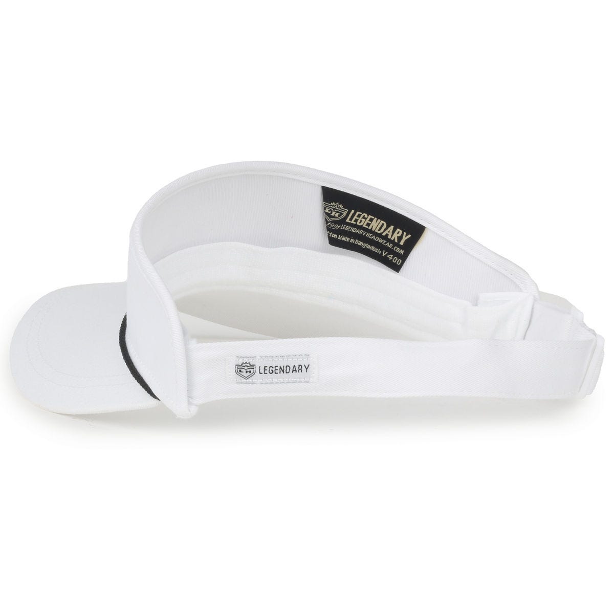 Legendary Headwear PLATYPUS Ladies Fit Cotton Twill Visor - White