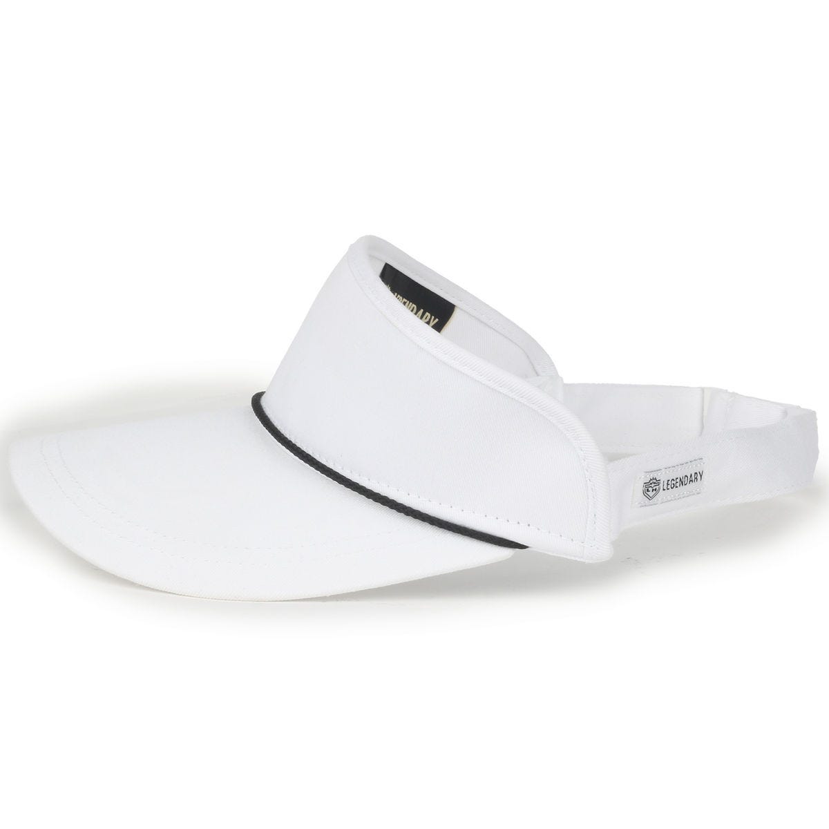Legendary Headwear PLATYPUS Ladies Fit Cotton Twill Visor - White