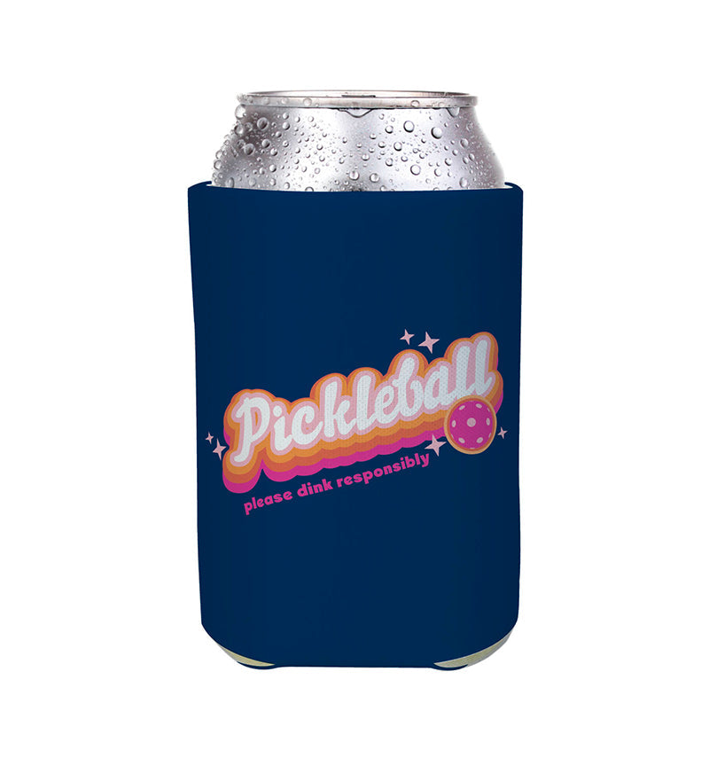 Please Dink Responsibly Koozie can Cooler - Nav / Os