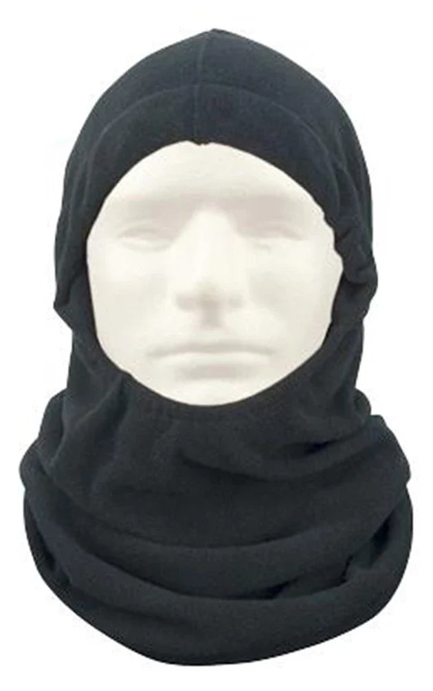Polar Fleece Adjustable Balaclava - Black