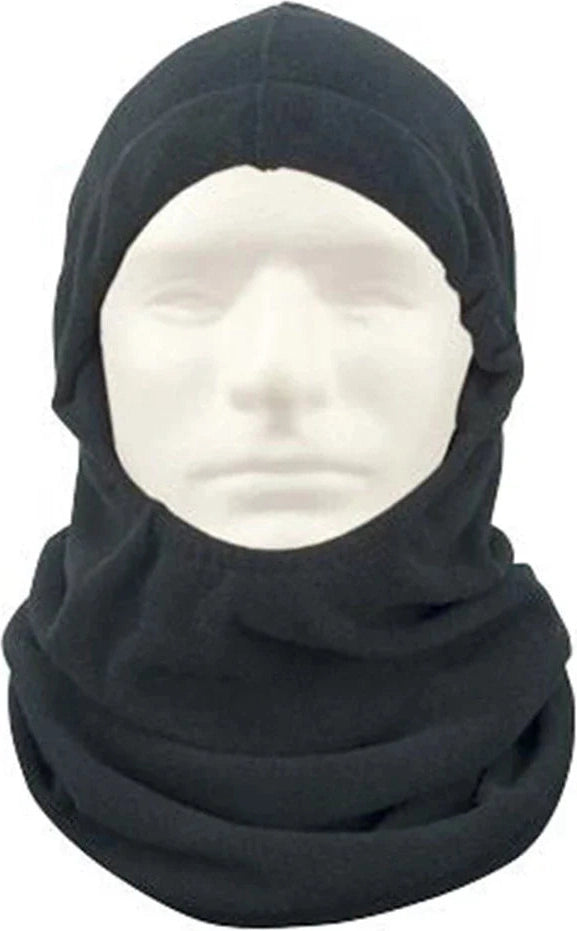 Polar Fleece Adjustable Balaclava - Black