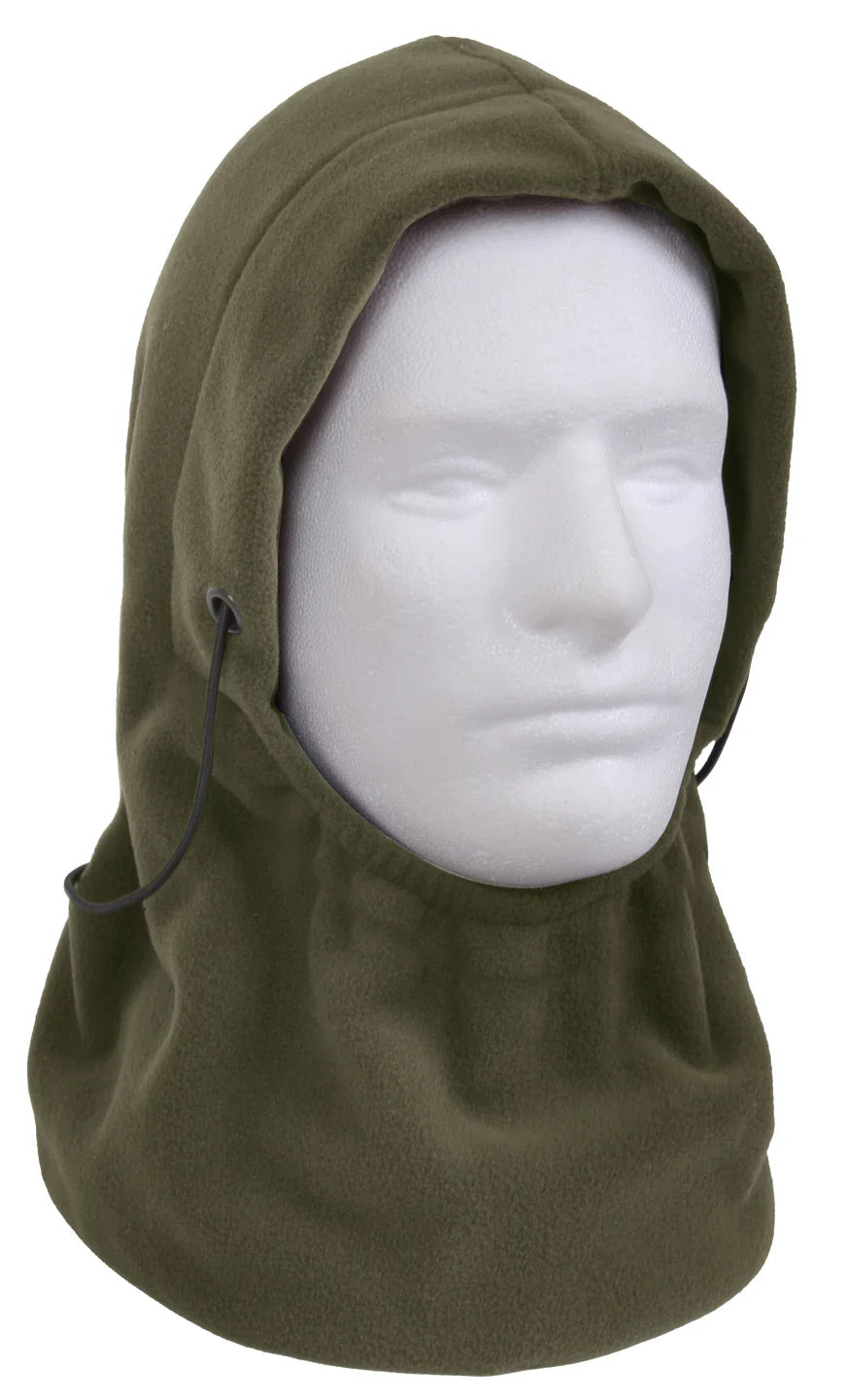 Polar Fleece Adjustable Balaclava - Olive Drab