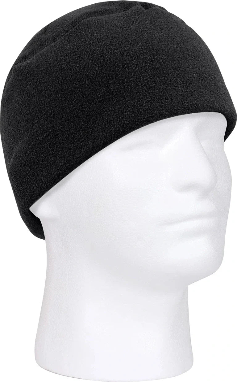 Polar Fleece Watch Cap - Black
