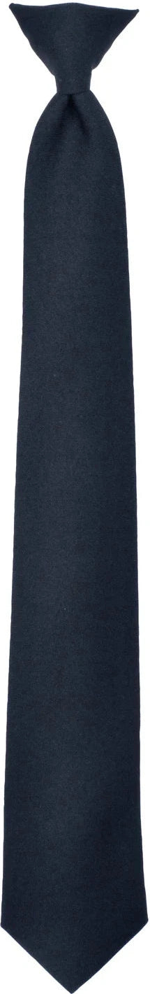 Police Issue Clip-on Neckties - Midnight Navy Blue / 18 Inches