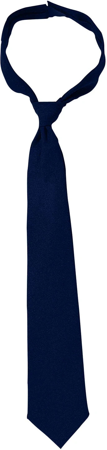 Police Issue Hook N’ Loop Neckties - Midnight Navy Blue / 18 Inches
