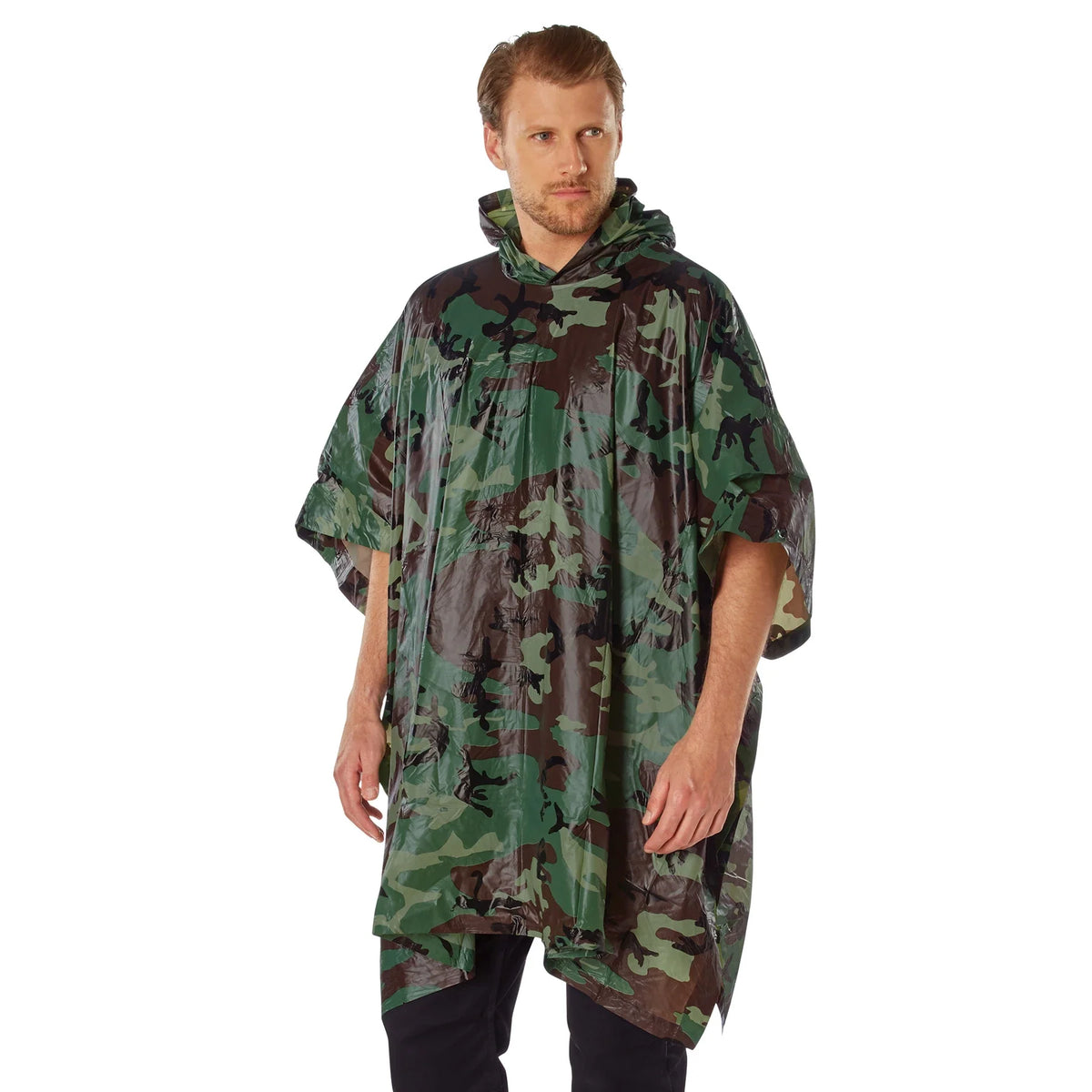 Poncho - Woodland Camo