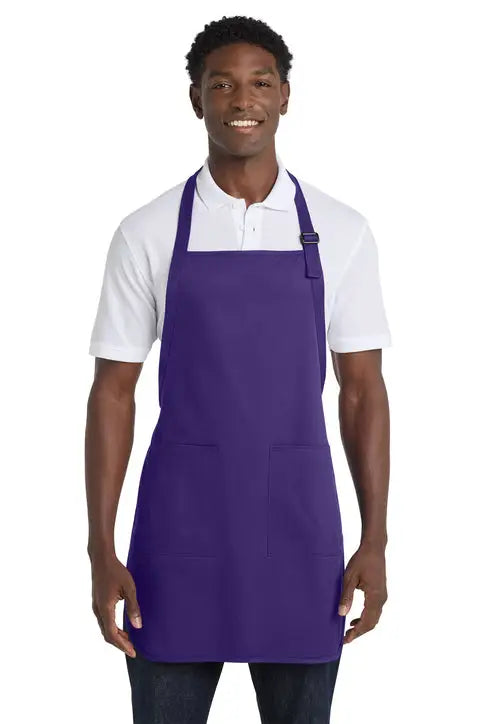 Port Authority A500 Full-length Apron with Pockets - Prism Purple - Adult Osfa