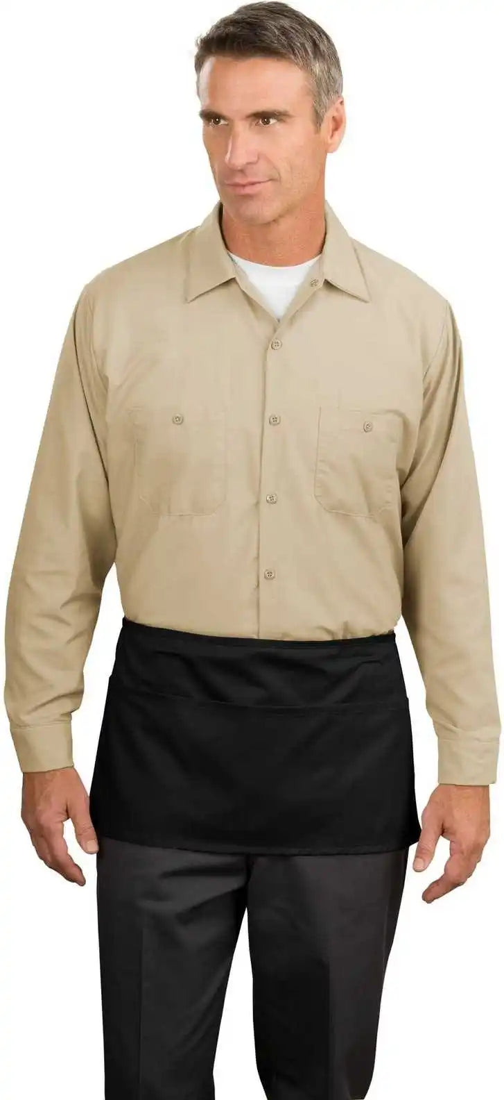 Port Authority A515 Waist Apron with Pockets - Black - one Size Fits Most