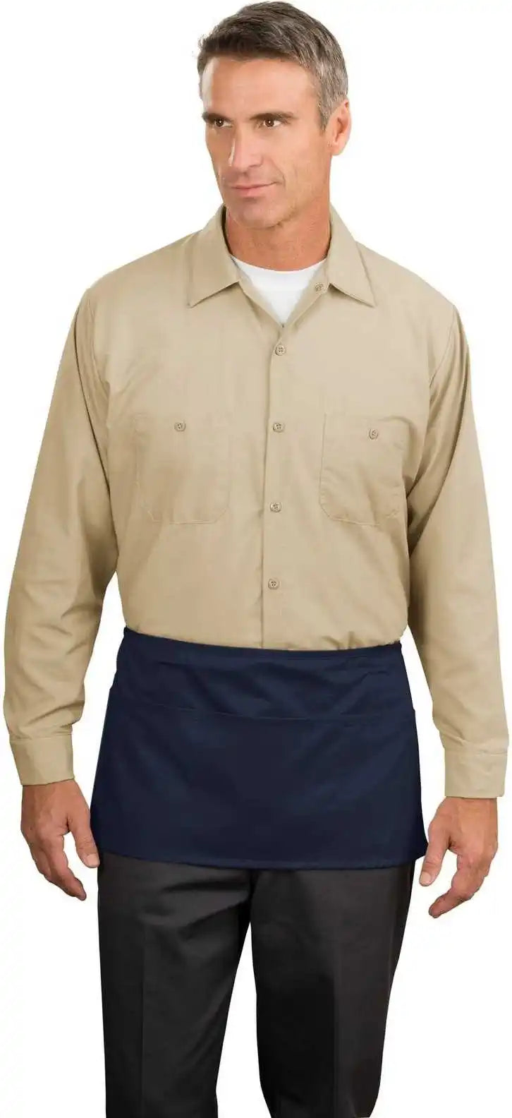 Port Authority A515 Waist Apron with Pockets Navy / one Size Fits Most