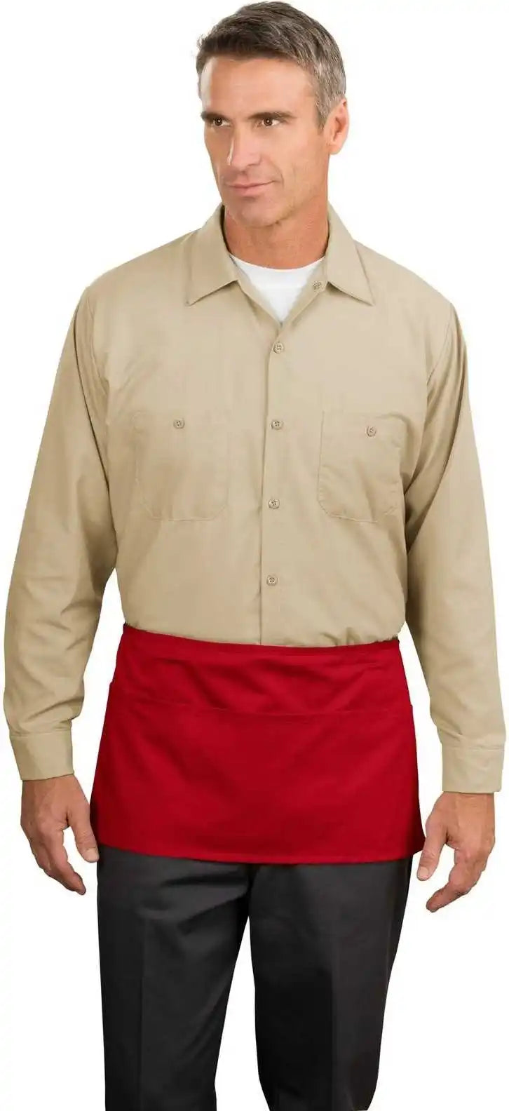 Port Authority A515 Waist Apron with Pockets - Red - one Size Fits Most