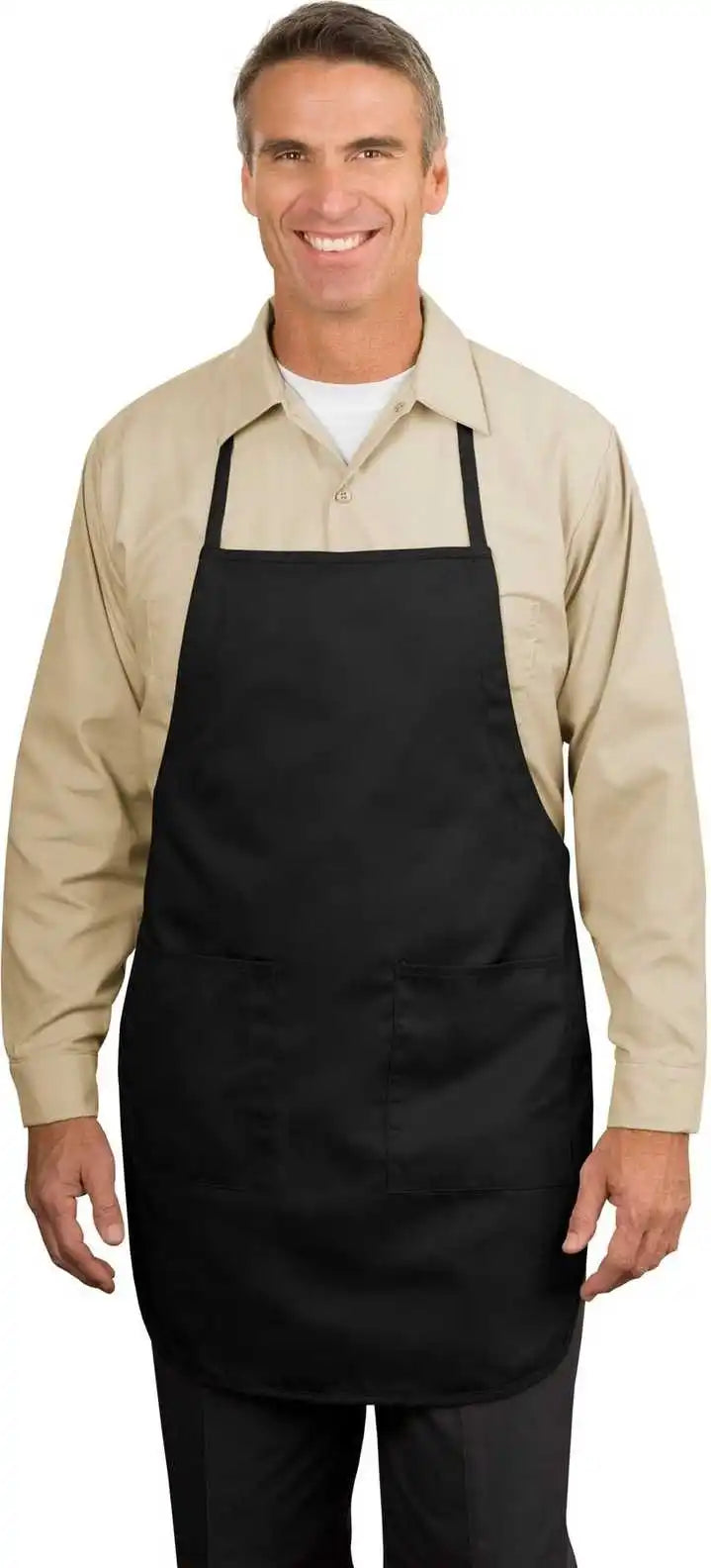 Port Authority A520 Full-length Apron - Black - one Size Fits Most