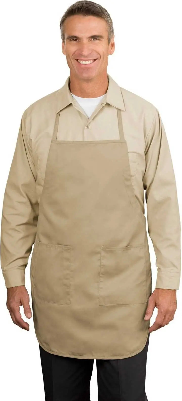 Port Authority A520 Full-length Apron - Khaki