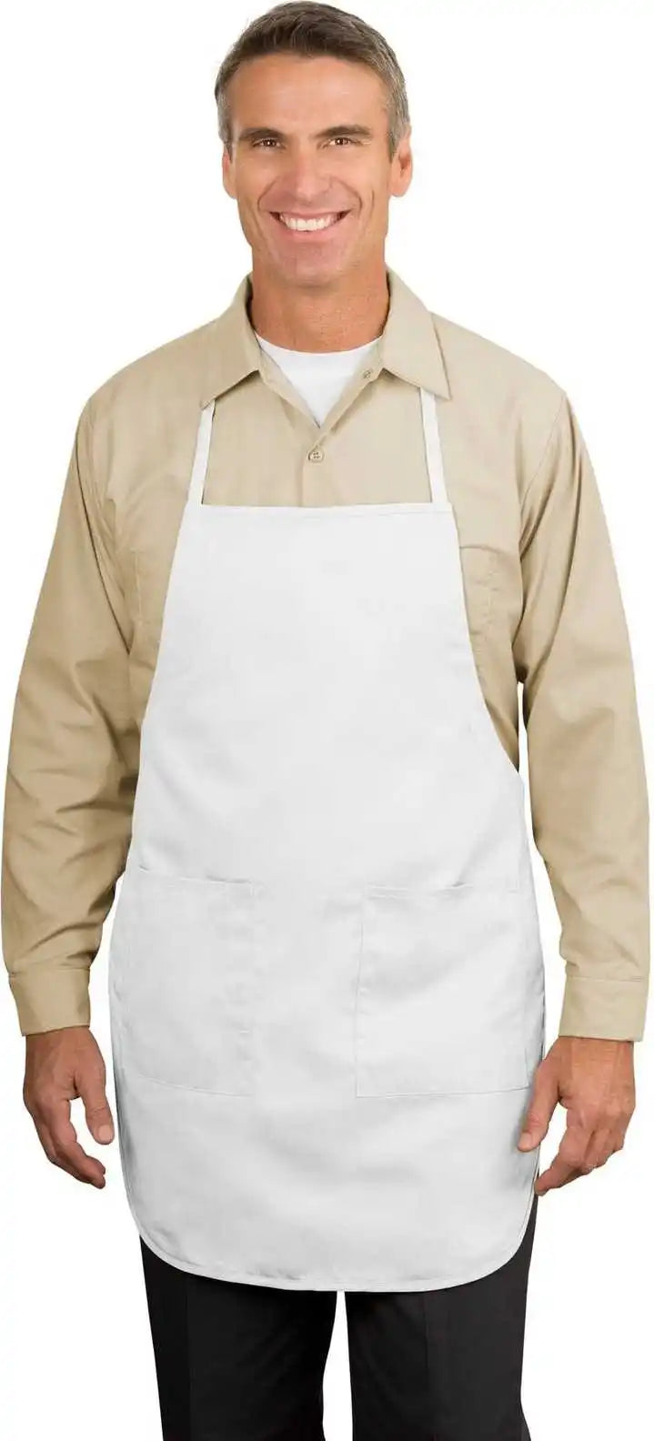 Port Authority A520 Full Length Apron White / one Size Fits Most