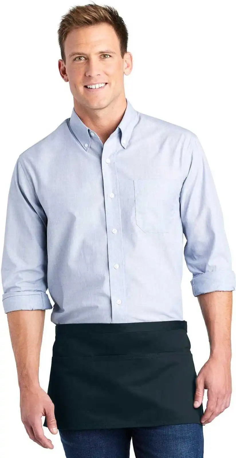 Port Authority A602 Three-pocket Waist Apron - Navy - one Size Fits Most