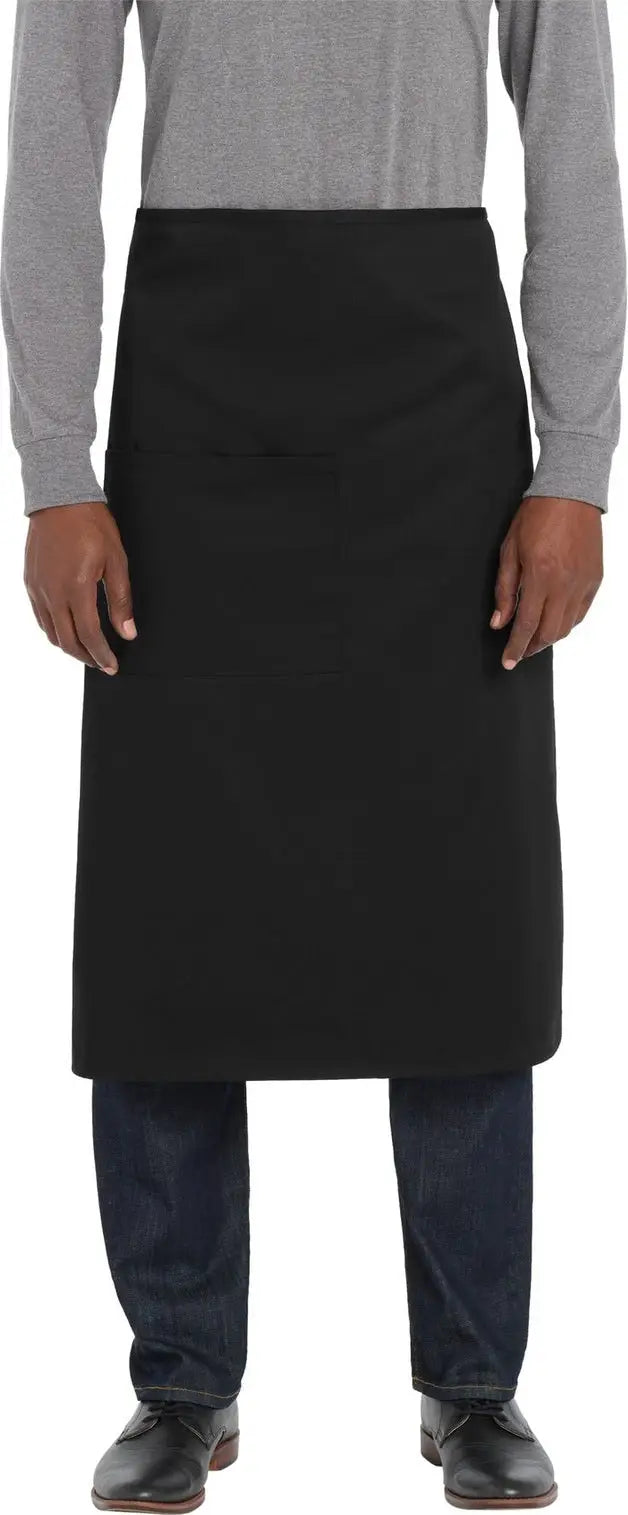 Port Authority A701 Easy Care Full Bistro Apron with Stain Release - Black / Adult Osfa
