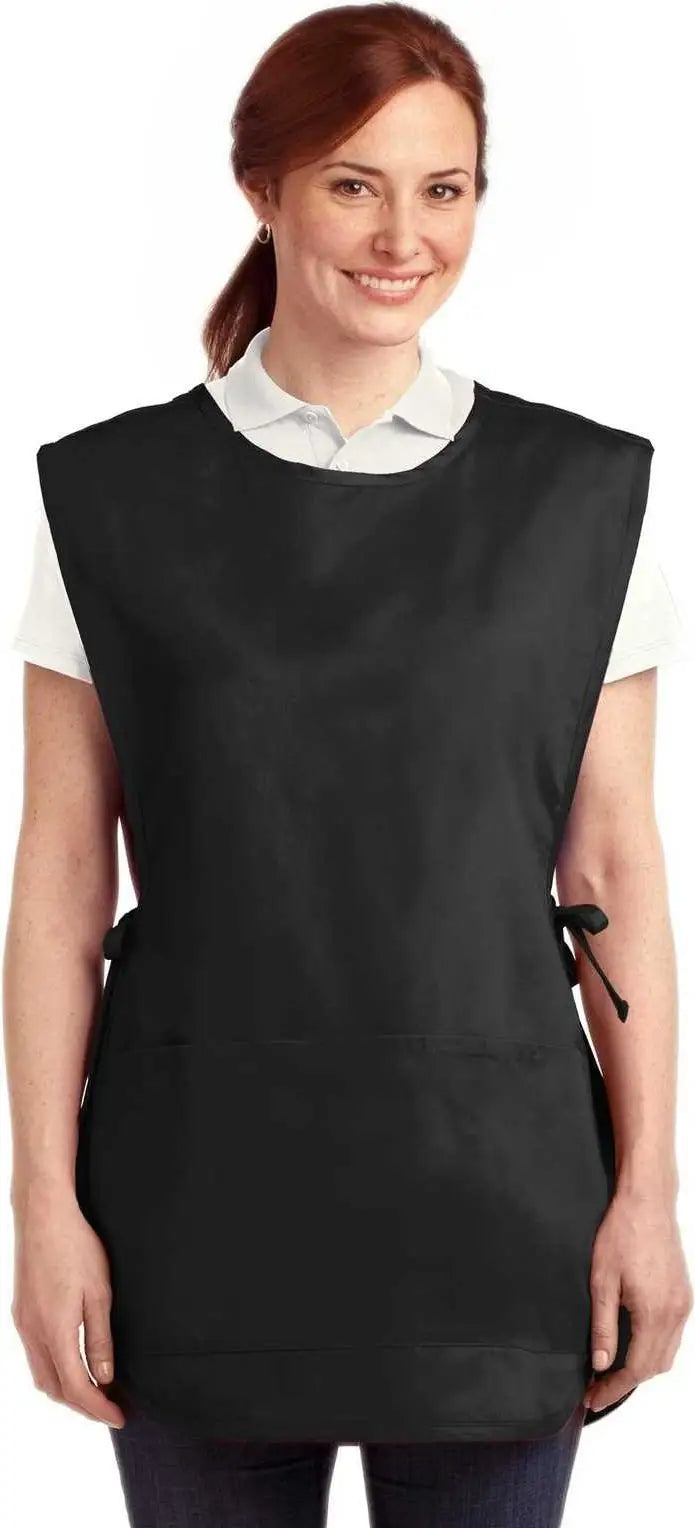 Port Authority A705 Easy Care Cobbler Apron with Stain Release - Black