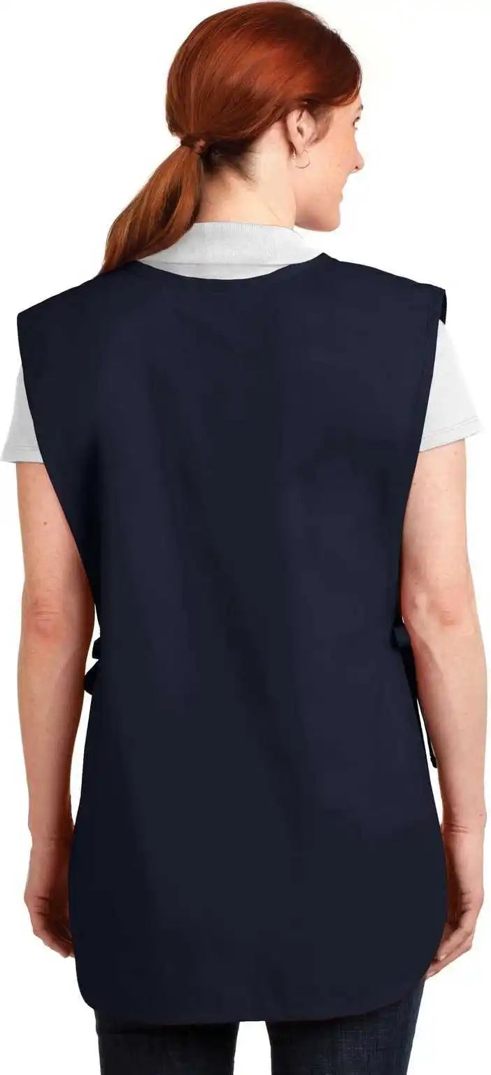 Port Authority A705 Easy Care Cobbler Apron with Stain Release - Navy