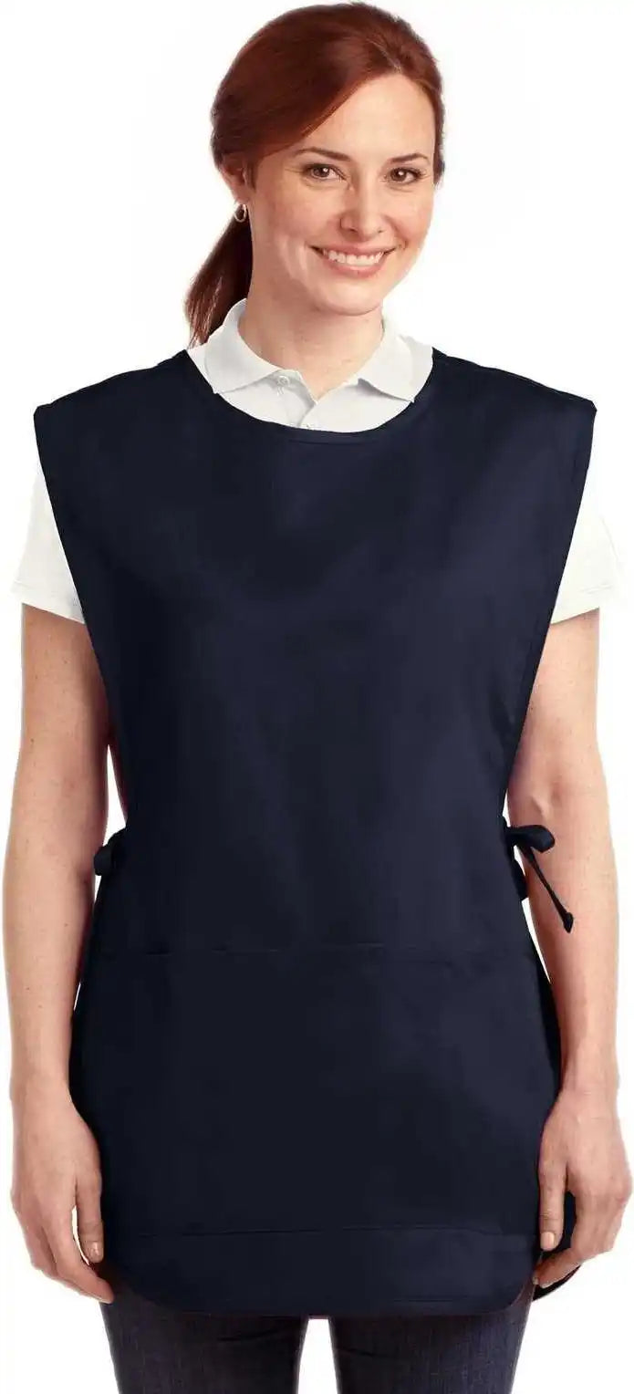 Port Authority A705 Easy Care Cobbler Apron with Stain Release - Navy