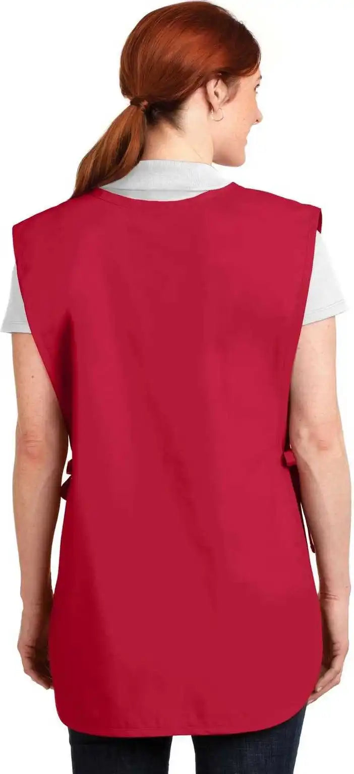 Port Authority A705 Easy Care Cobbler Apron with Stain Release - Red