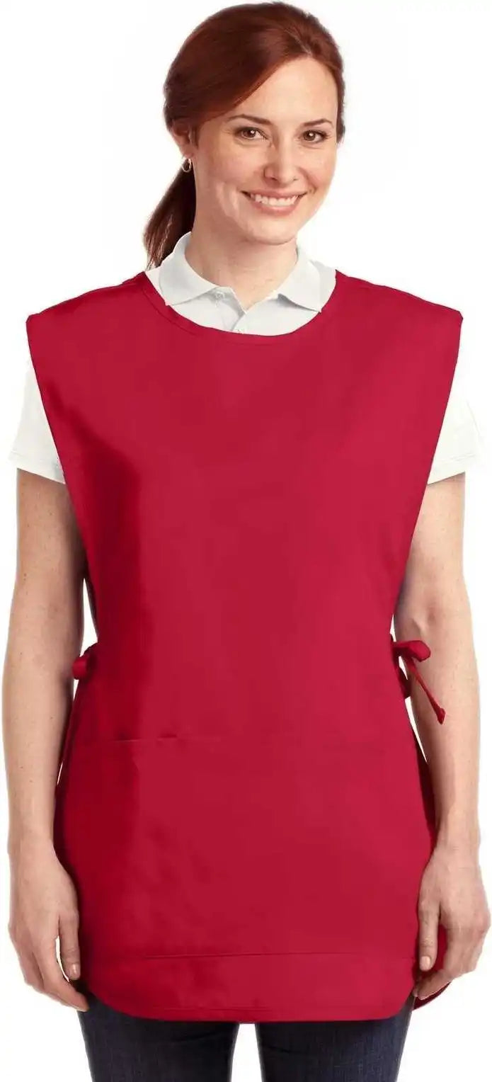 Port Authority A705 Easy Care Cobbler Apron with Stain Release - Red