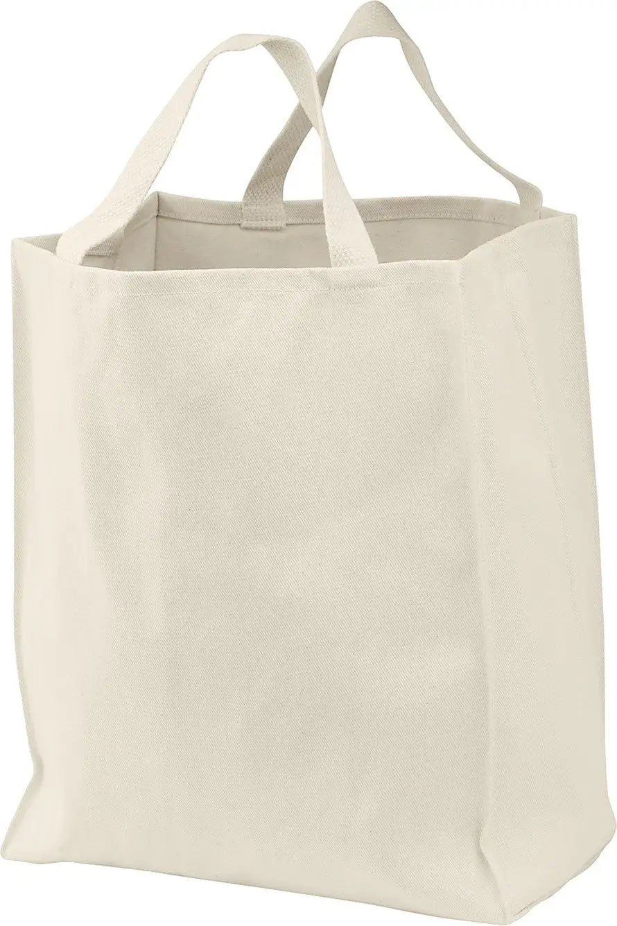 Port Authority B100 Ideal Twill Grocery Tote - Natural