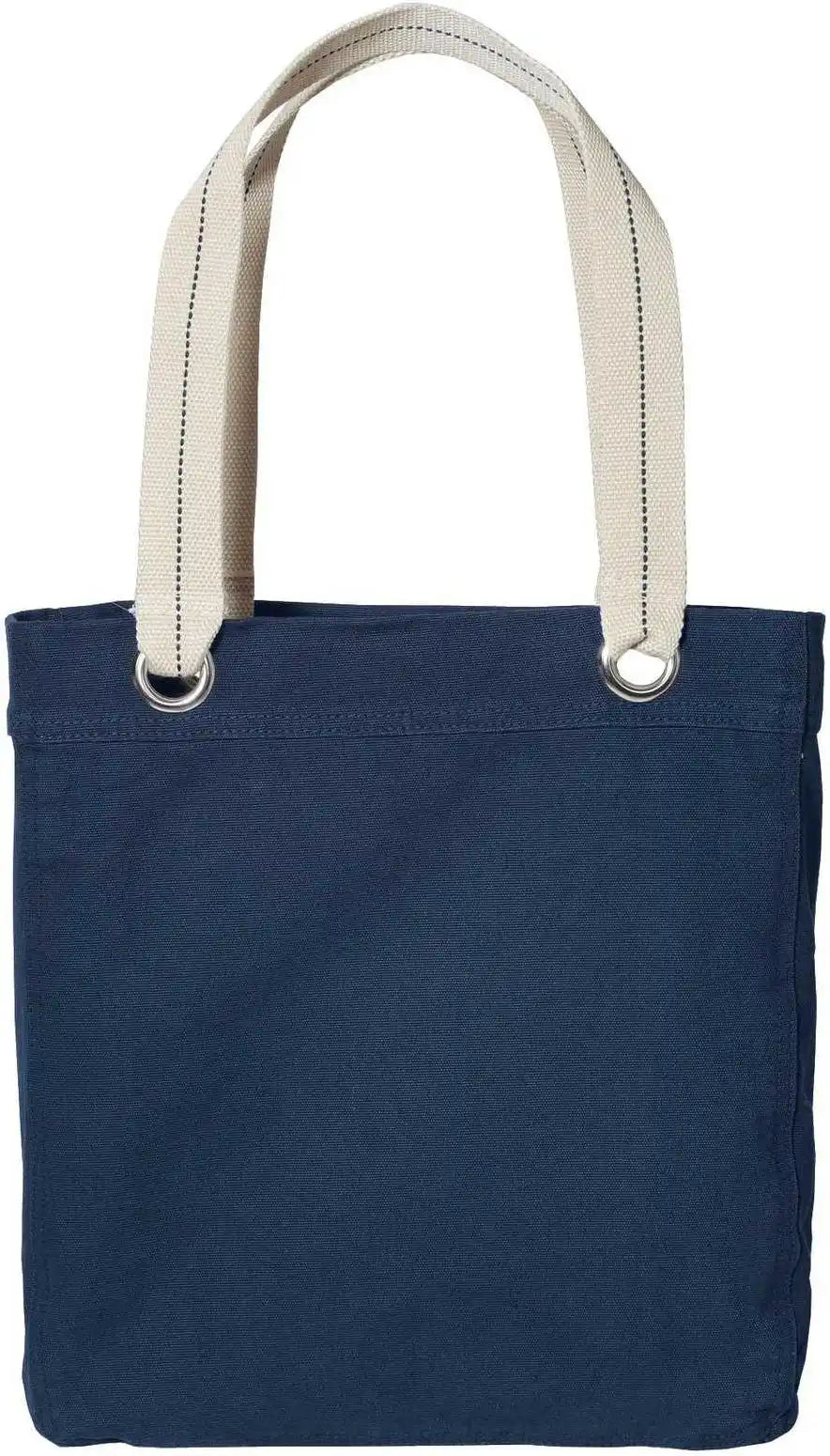 Port Authority B118 Allie Tote Navy Chili Red