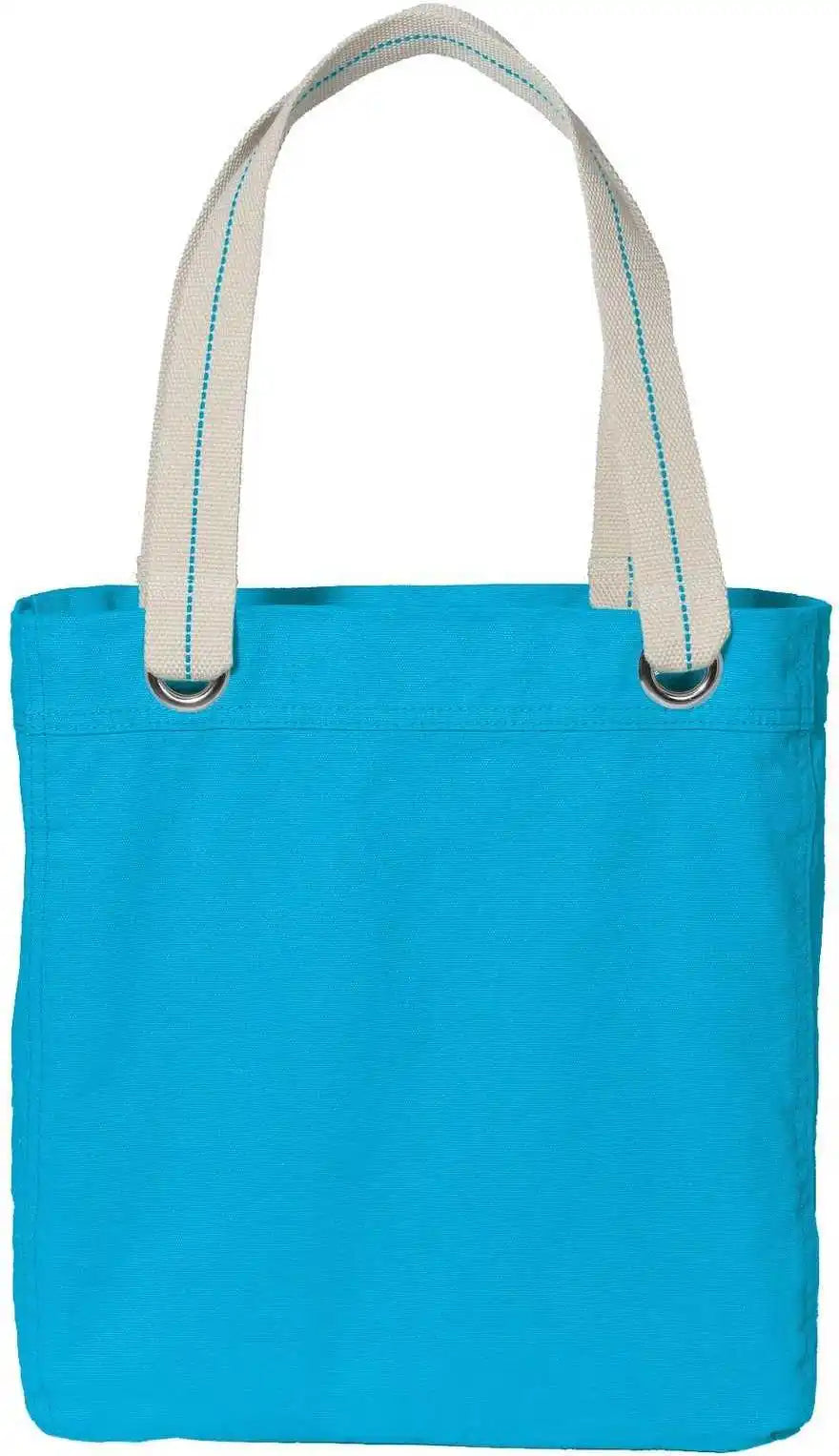 Port Authority B118 Allie Tote Turquoise Shock Lime