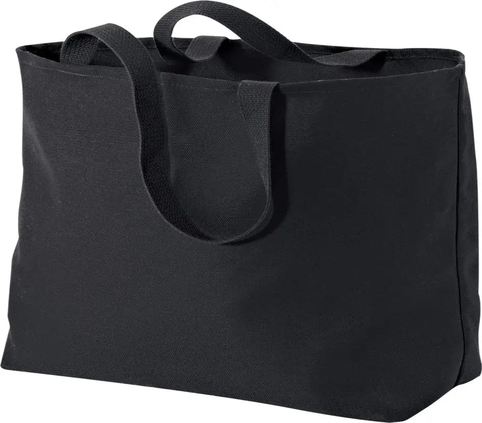 Port Authority B300 Ideal Twill Jumbo Tote - Black