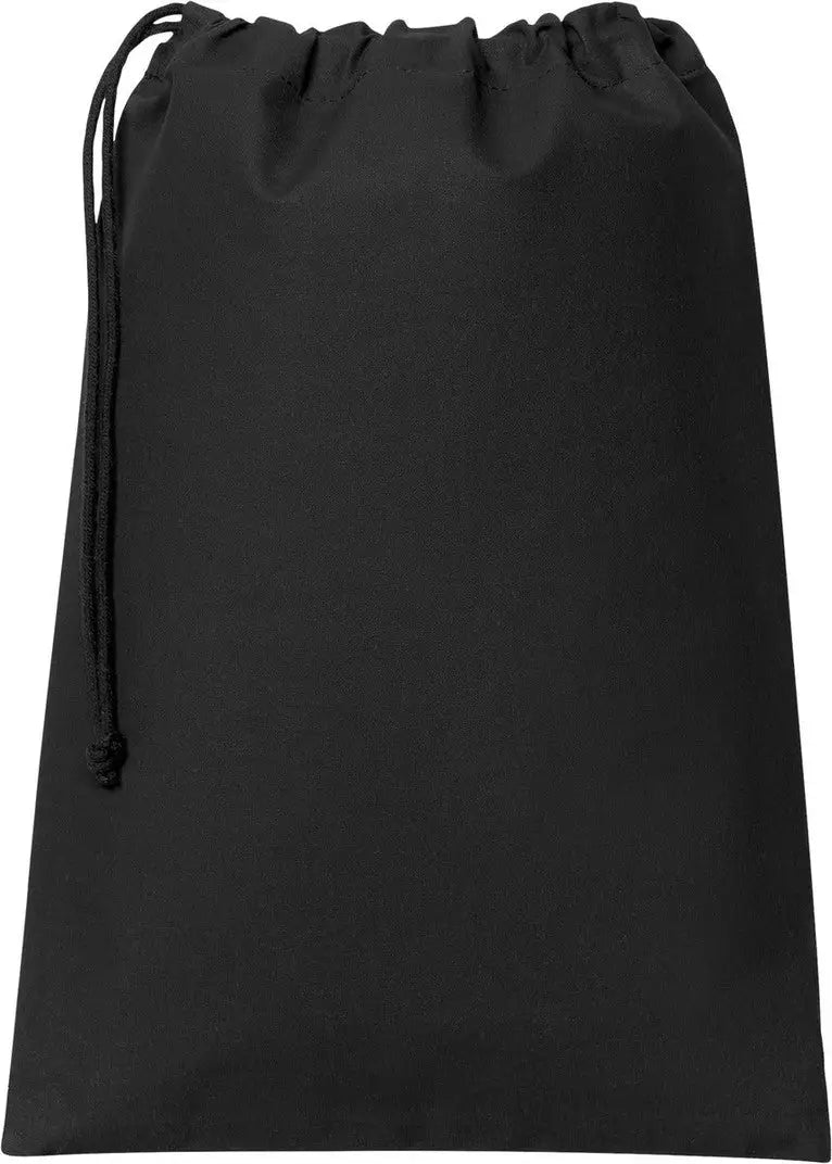 Port Authority Bg0350 Core Cotton Drawstring Bag - Deep Black