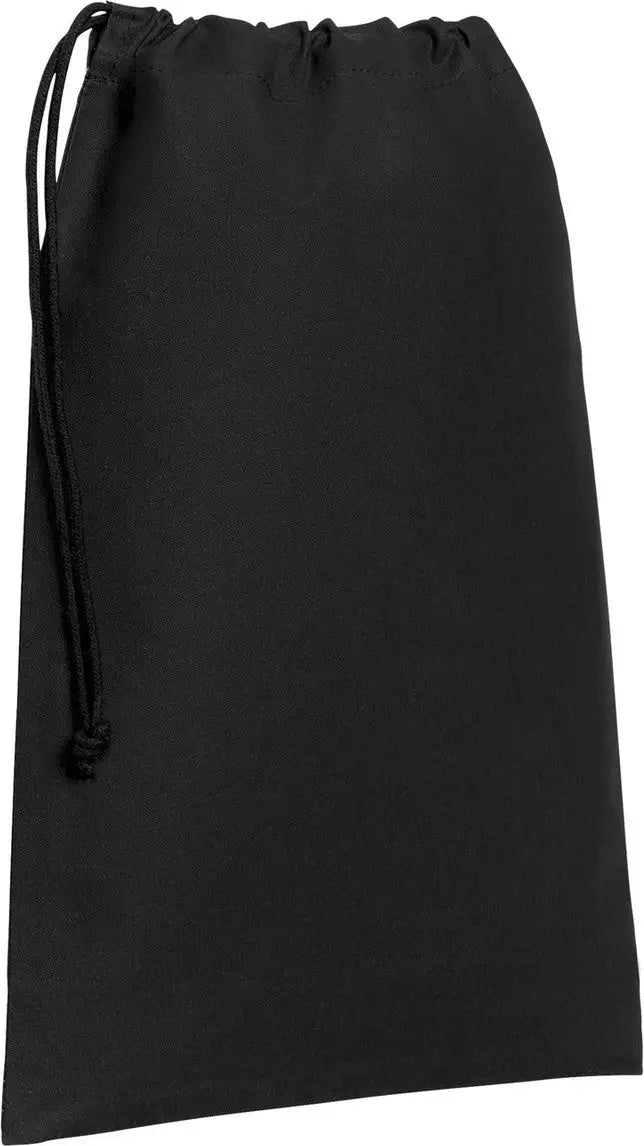Port Authority Bg0350 Core Cotton Drawstring Bag - Deep Black