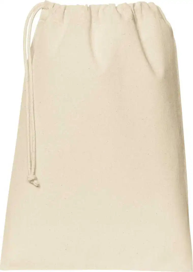 Port Authority Bg0350 Core Cotton Drawstring Bag - Natural - Osfa