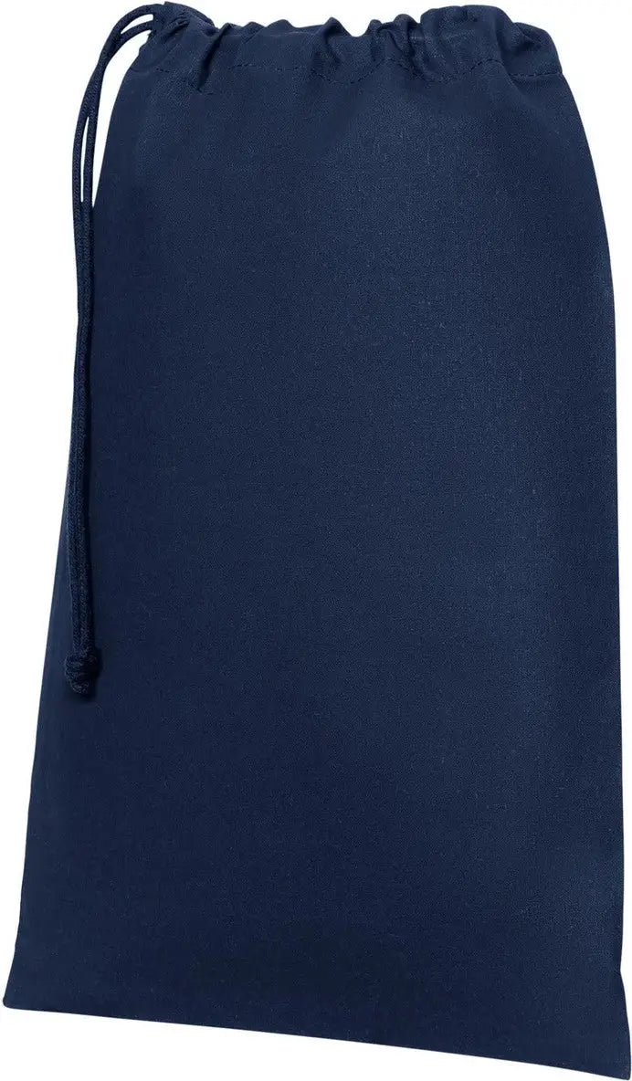Port Authority Bg0350 Core Cotton Drawstring Bag - River Blue Navy