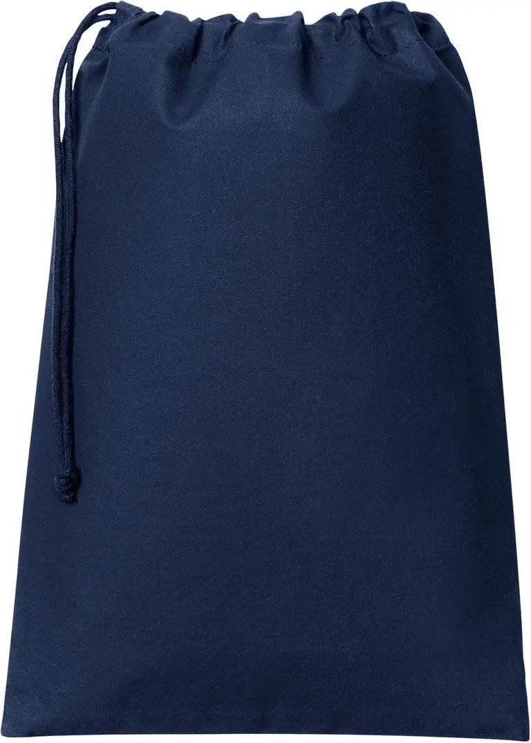 Port Authority Bg0350 Core Cotton Drawstring Bag - River Blue Navy
