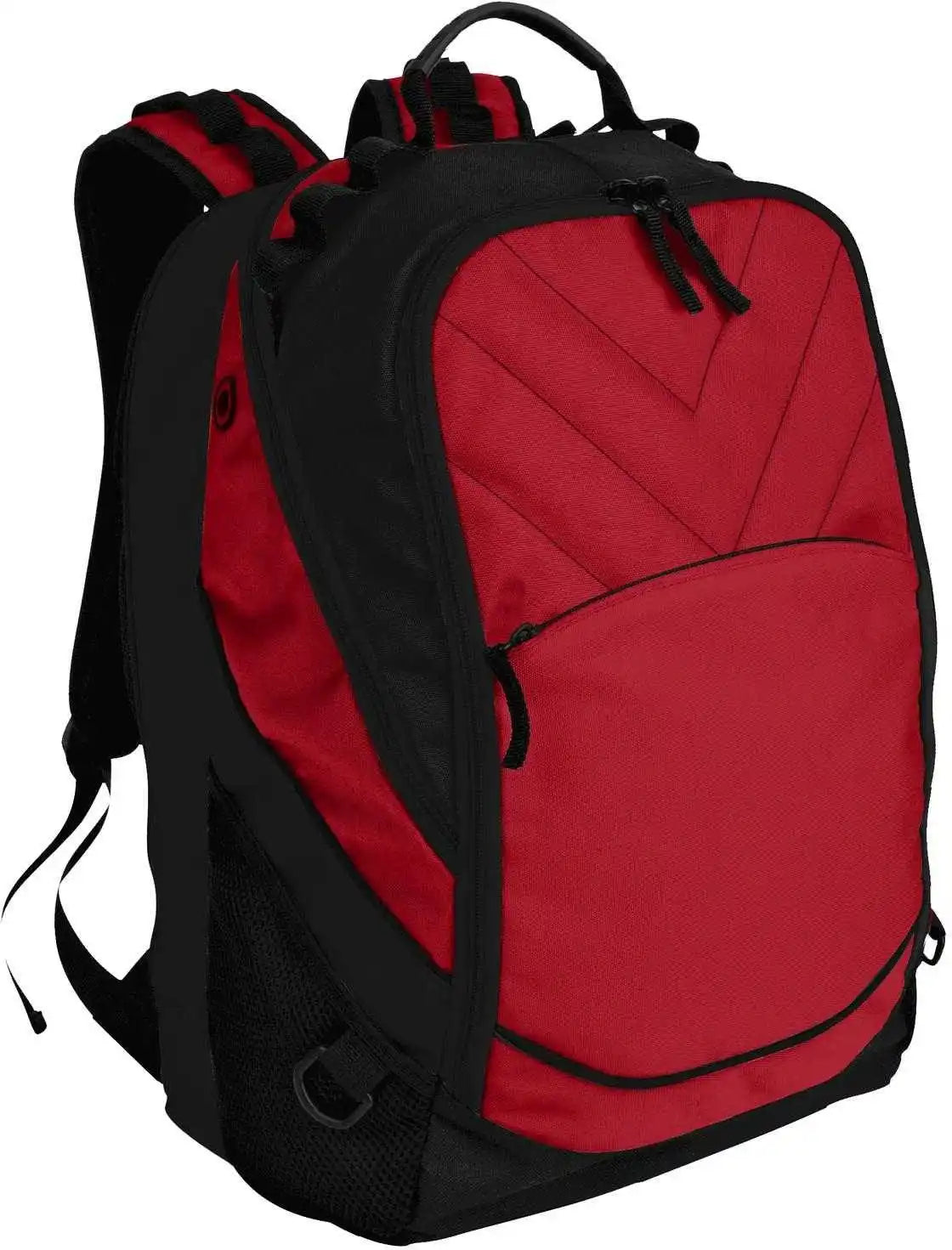 Port Authority Bg100 Xcape Computer Backpack Chili Red Black
