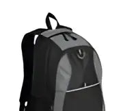 Port Authority Bg1020 Contrast Honeycomb Backpack - Gray Black