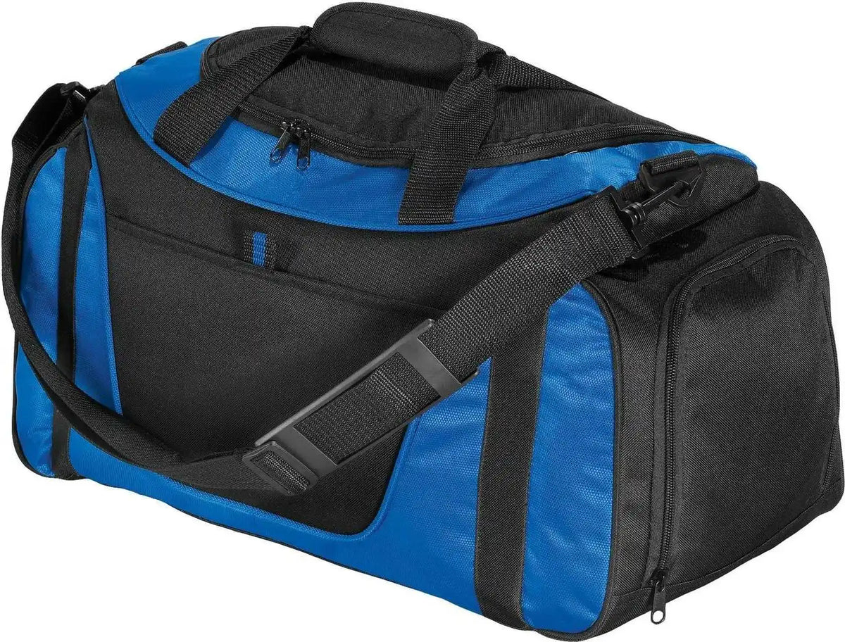 Port Authority Bg1040 Small Two Tone Duffel Royal Black