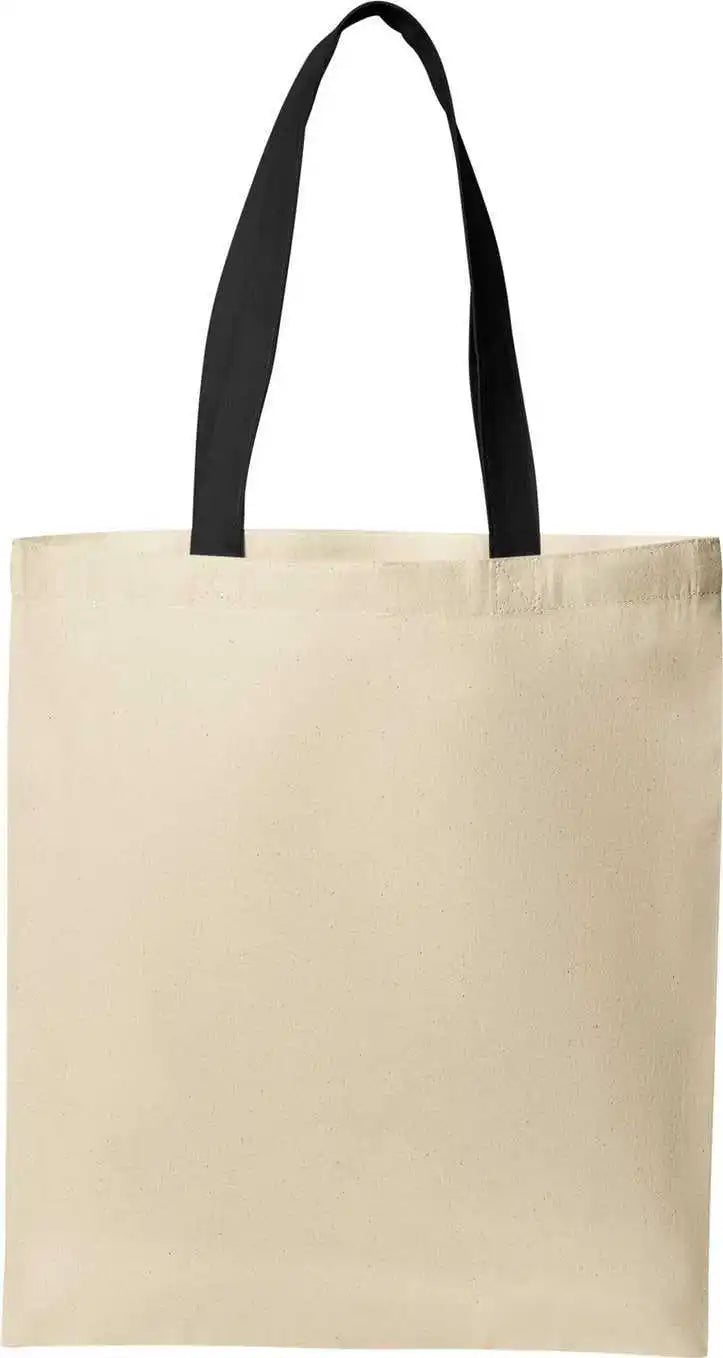 Port Authority Bg1500 Core Cotton Tote Nat/deepbk / Osfa