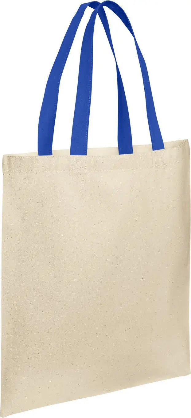 Port Authority Bg1500 Core Cotton Tote - Natural True Royal - Natural/