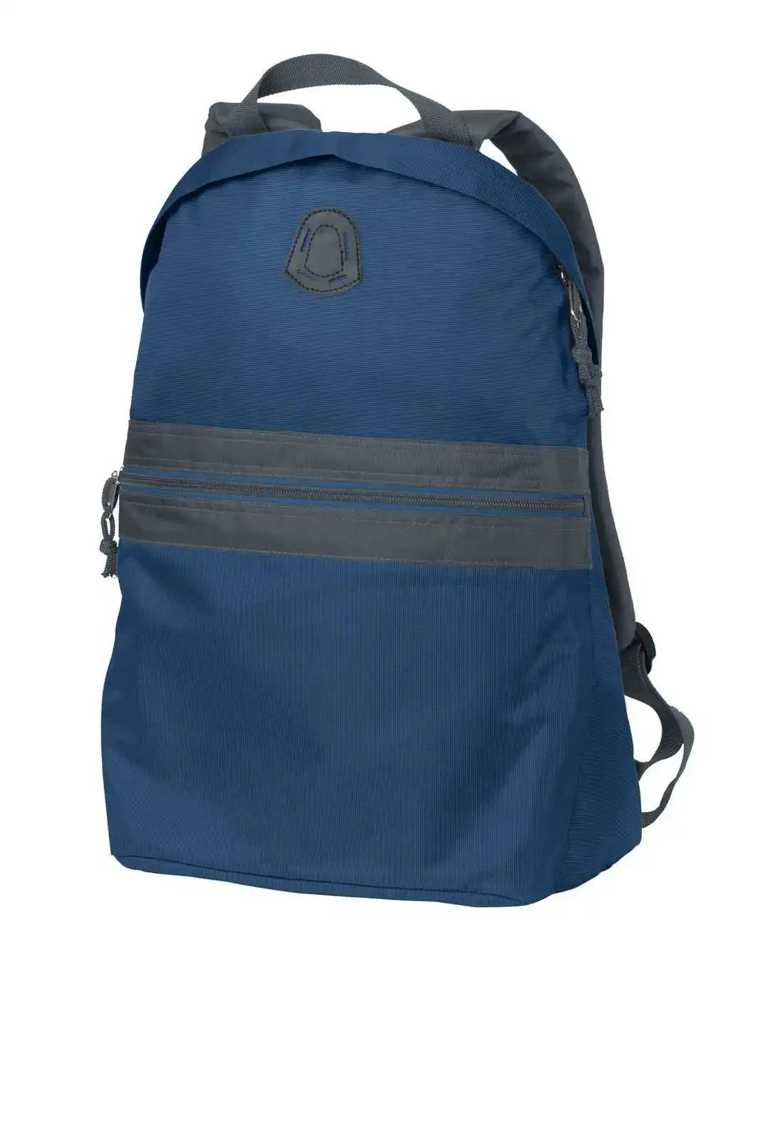 Port Authority Bg202 Nailhead Backpack - Cambridge Blue Smoke Gray - Dark