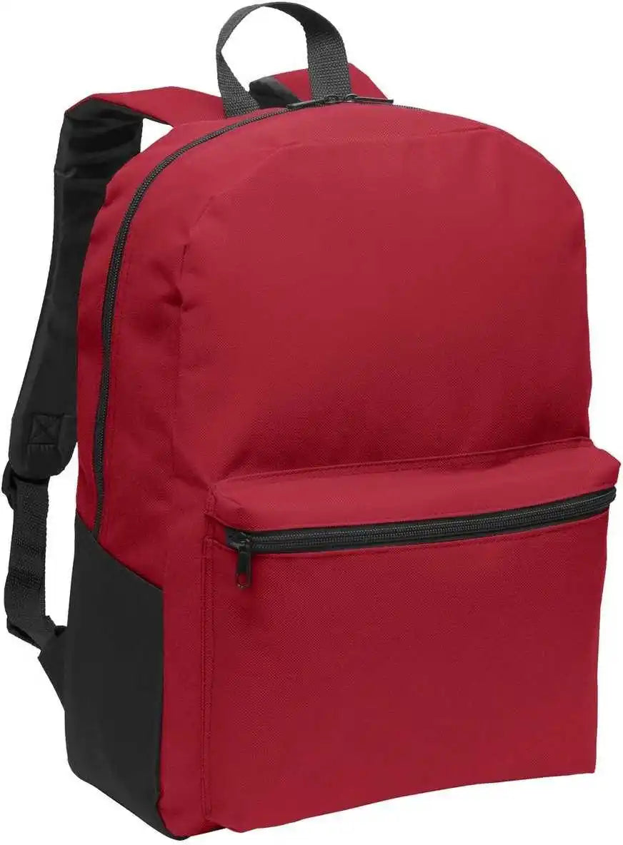 Port Authority Bg203 Value Backpack - Red