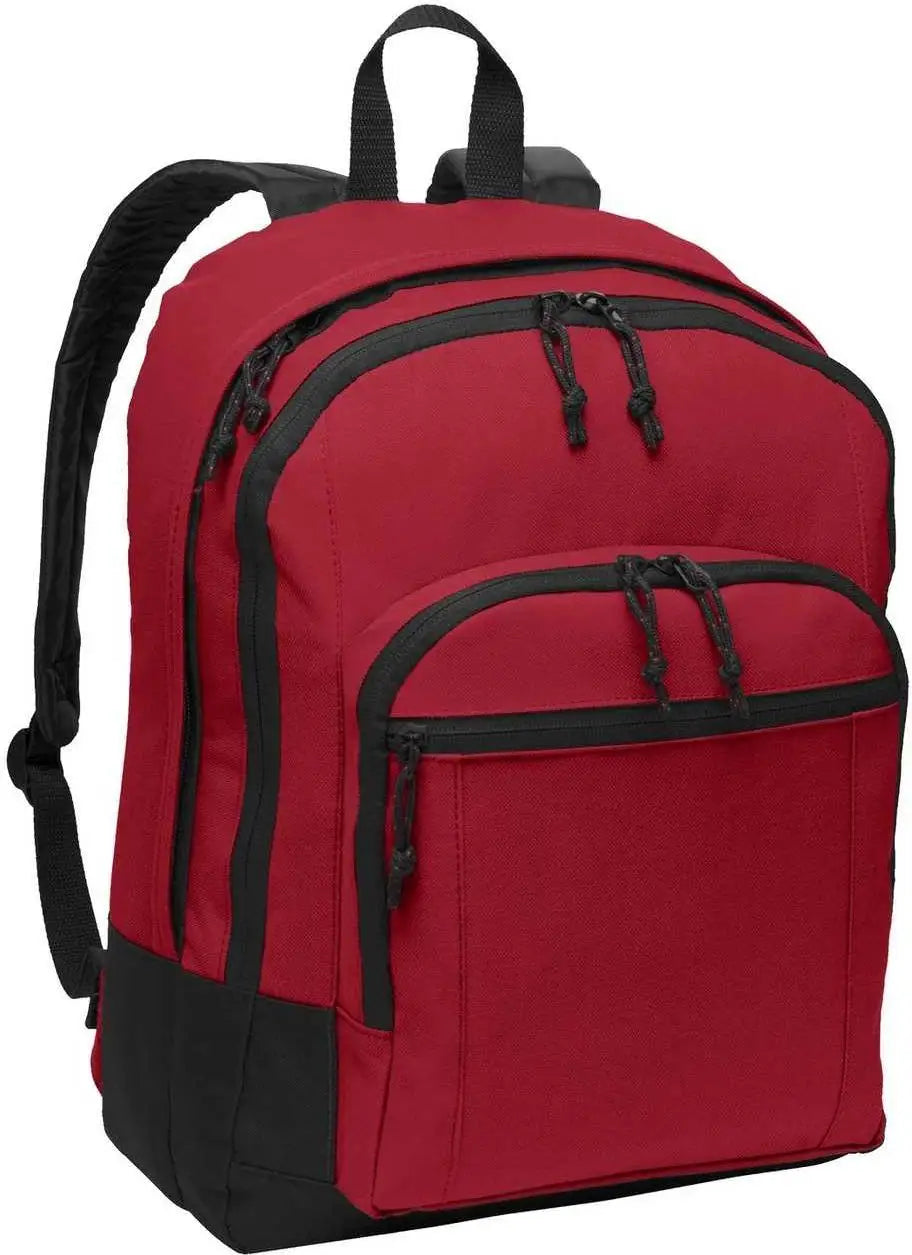 Port Authority Bg204 Basic Backpack - Red