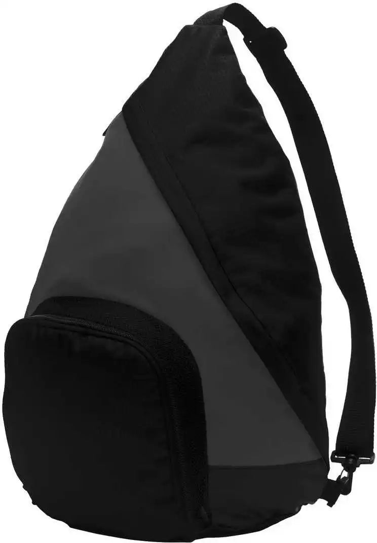 Port Authority Bg206 Active Sling Pack Dark Charcoal Black Gray