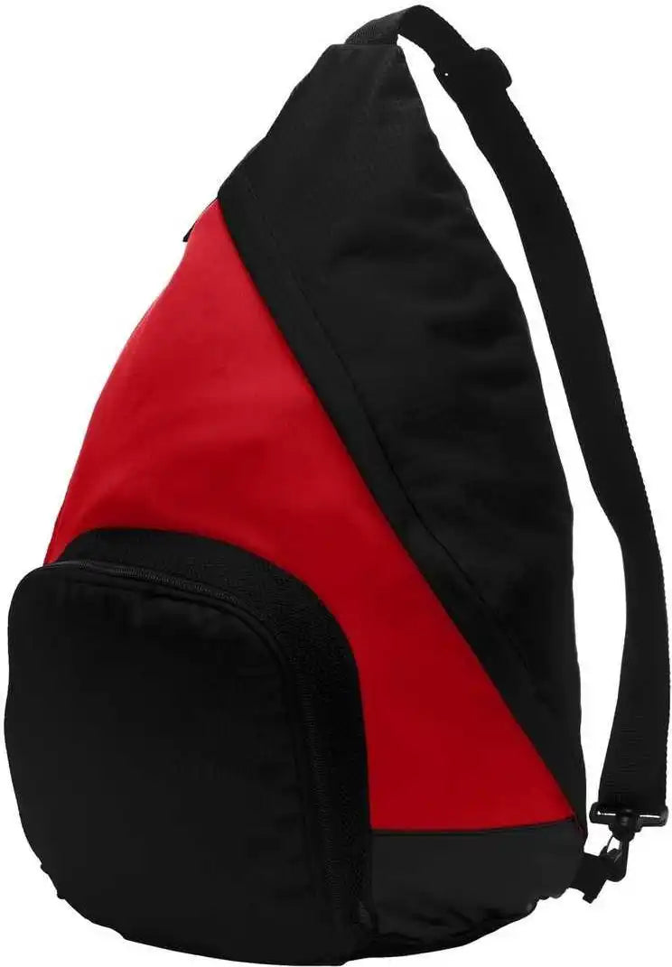 Port Authority Bg206 Active Sling Pack - True Red Black